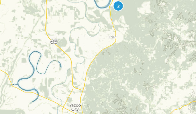 Yazoo City, Mississippi Map