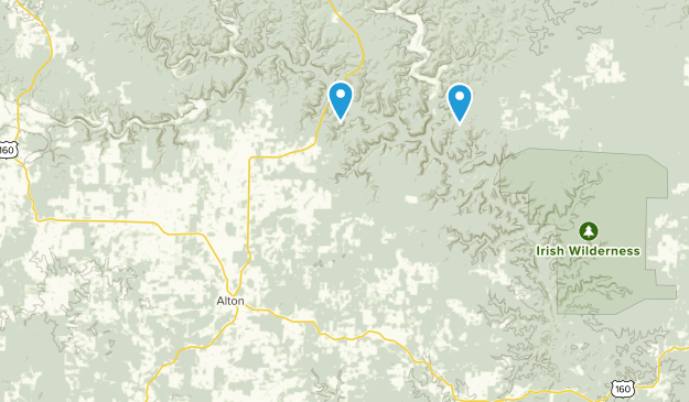 Alton, Missouri Map