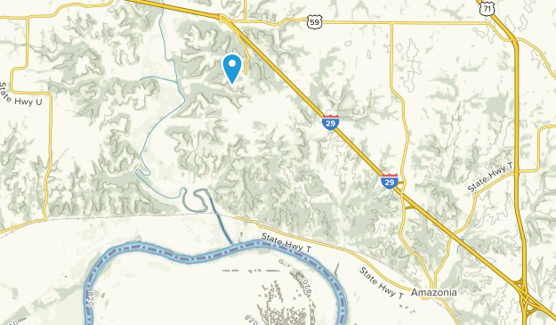 Amazonia, Missouri Map