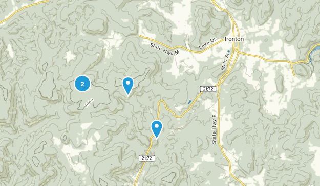 Arcadia, Missouri Map