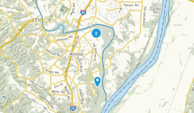 Arnold, Missouri Map