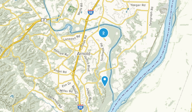 Arnold, Missouri Map