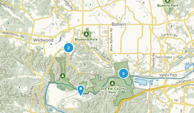 Ballwin, Missouri Map