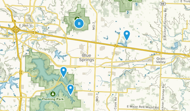 Blue Springs, Missouri Map