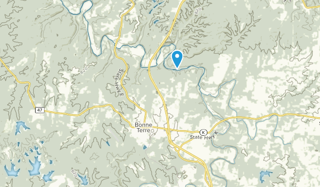 Bonne Terre, Missouri Map