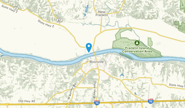 Boonville, Missouri Map