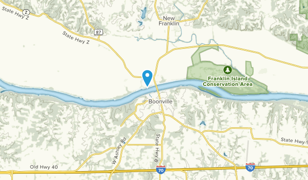 Boonville, Missouri Map