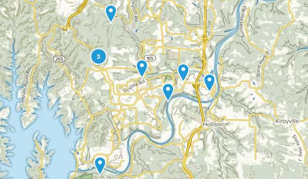 Branson, Missouri Map