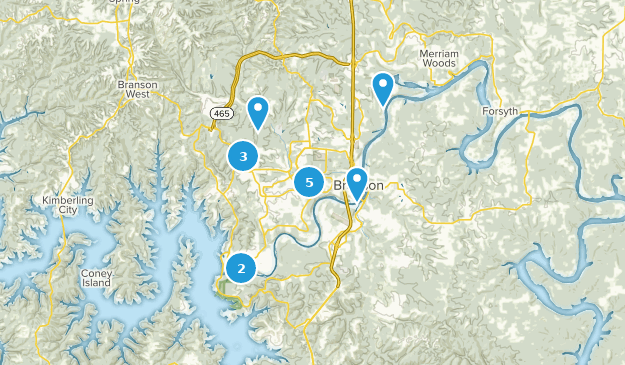 Branson, Missouri Map