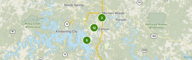 Branson Hiking Trails Map Best 10 Trails And Hikes In Branson | Alltrails