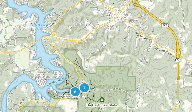 Camdenton, Missouri Map