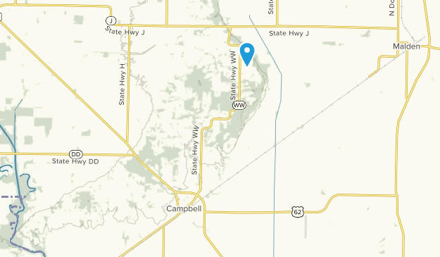 Campbell, Missouri Map