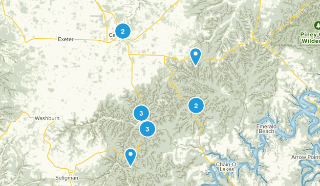 Cassville, Missouri Map