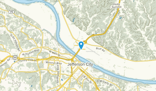 Cedar City, Missouri Map