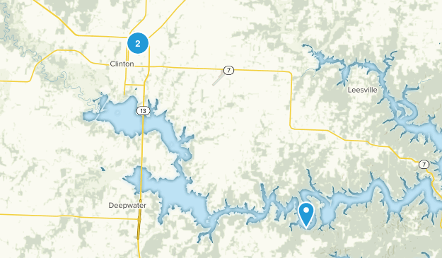 Clinton, Missouri Map