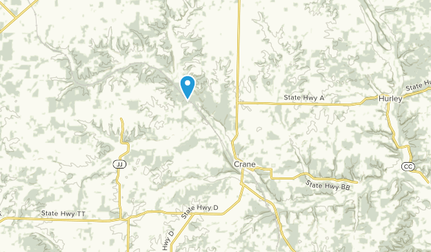 Crane, Missouri Map
