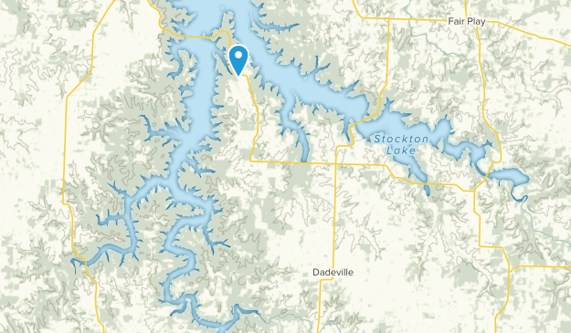 Dadeville, Missouri Map