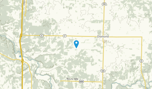 Diamond, Missouri Map