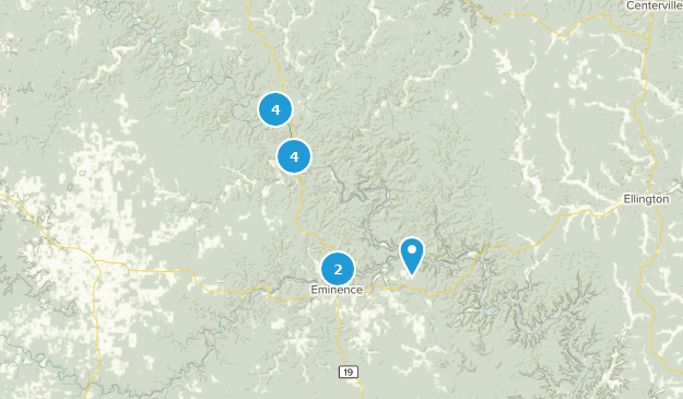 Eminence, Missouri Map