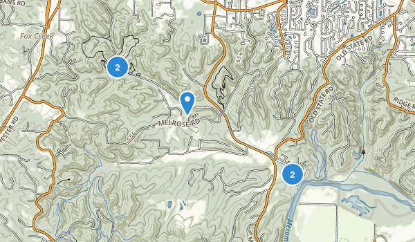 Glencoe, Missouri Map