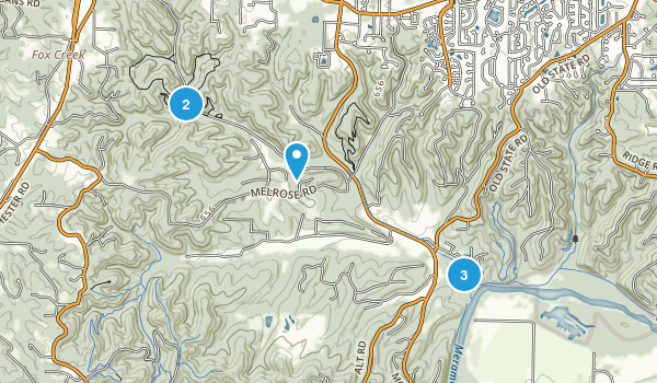 Glencoe, Missouri Map