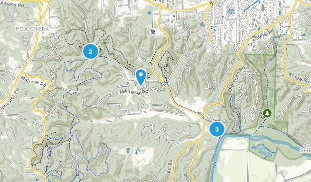 Glencoe, Missouri Map