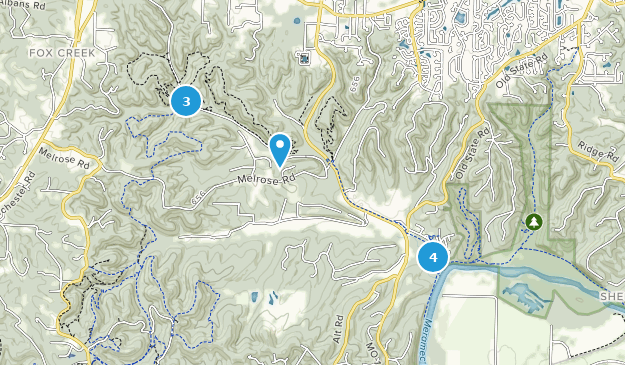 Glencoe, Missouri Map