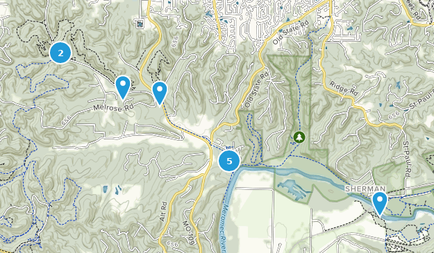 Glencoe, Missouri Map