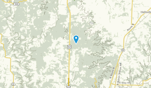 Hallsville, Missouri Map