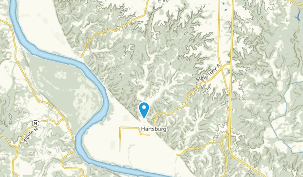 Hartsburg, Missouri Map