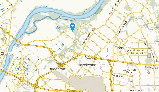 Hazelwood, Missouri Map