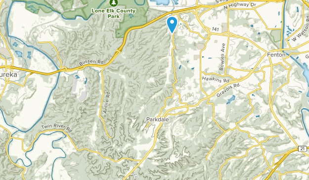 High Ridge, Missouri Map