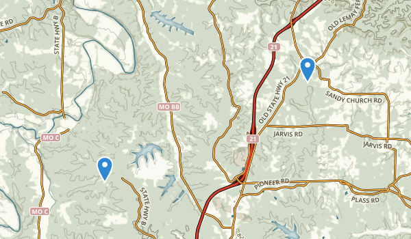 Hillsboro, Missouri Map