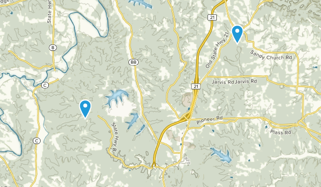 Hillsboro, Missouri Map