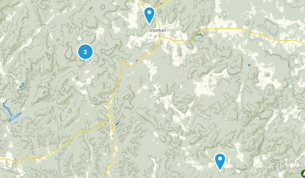 Ironton, Missouri Map