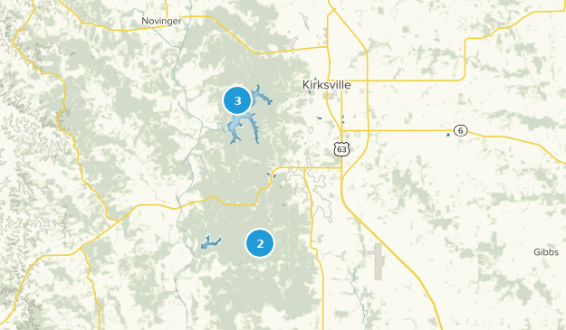 Kirksville, Missouri Map