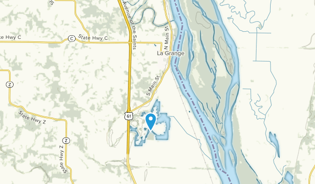 La Grange, Missouri Map