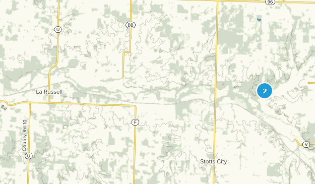 La Russell, Missouri Map