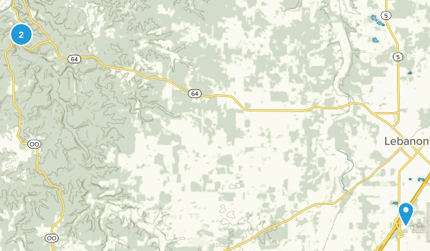 Lebanon, Missouri Map