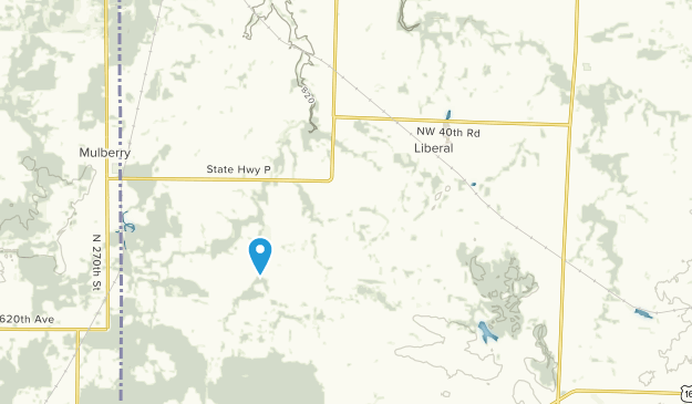 Liberal, Missouri Map