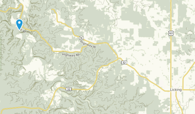 Licking, Missouri Map