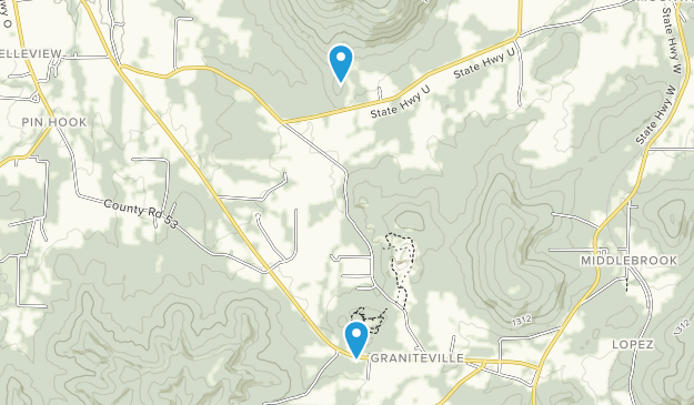 Middlebrook, Missouri Map