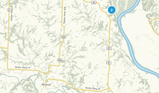 Nelson, Missouri Map