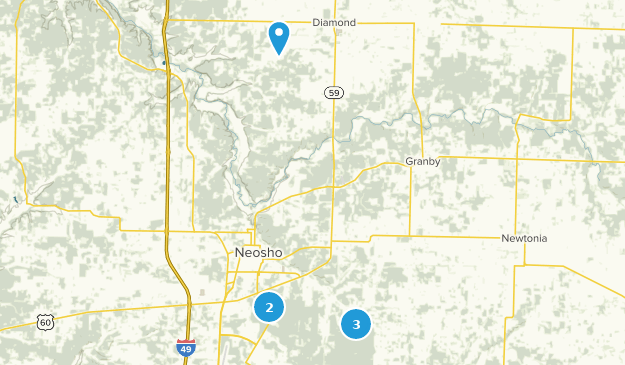 Neosho, Missouri Map