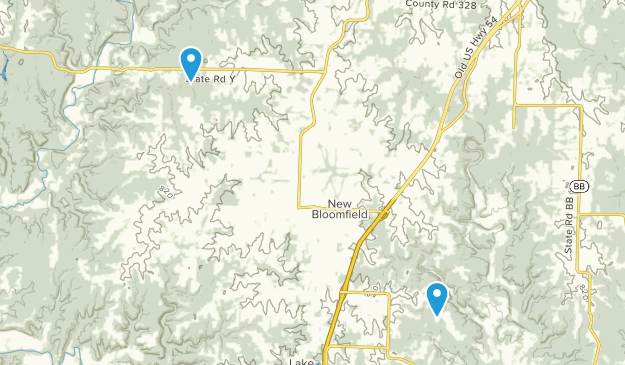 New Bloomfield, Missouri Map