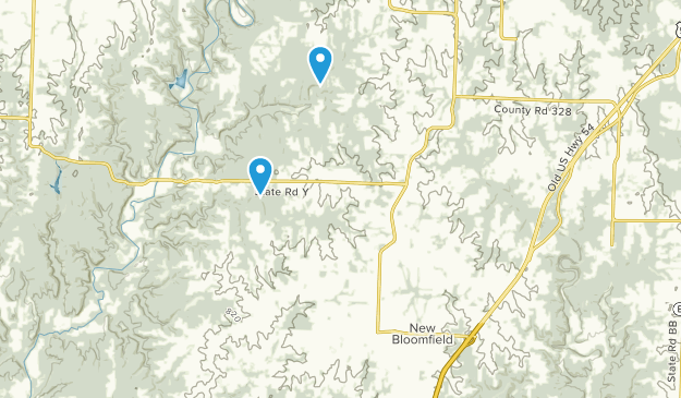 New Bloomfield, Missouri Map