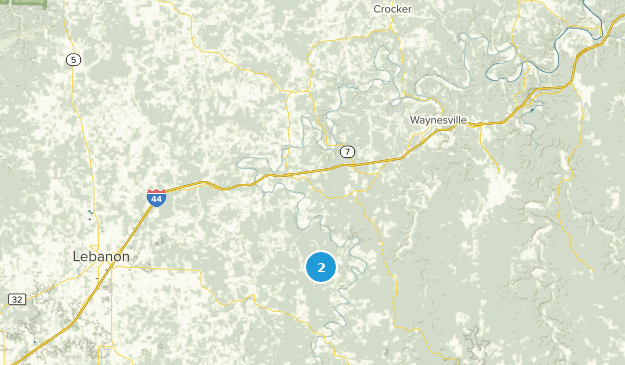 Richland, Missouri Map