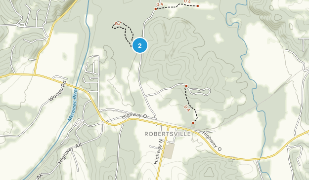 Robertsville, Missouri Map