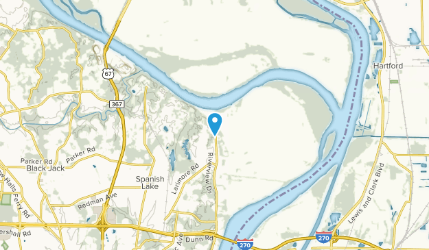 Spanish Lake, Missouri Map