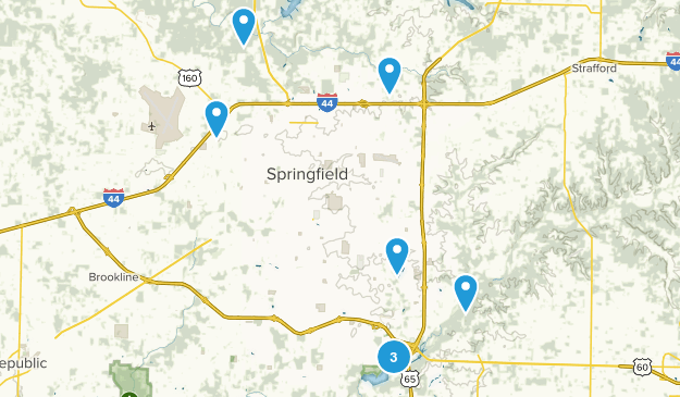 Springfield, Missouri Map